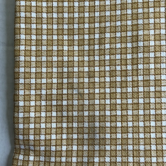 MADEWELL PULL ON SKINNY FLARE IN MINI CHECK PATTERN AUTUME GOLD PANTS SZ 28 - Picture 12 of 16